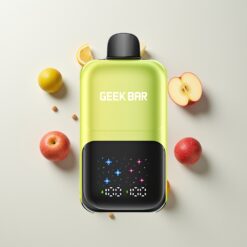 Nederlandse Groothandel GEEK BAR 2GO 50000 Puffs Dual Tanks Zure Appel IJs Rechargeable