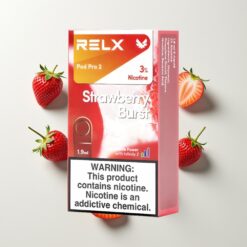 Nederlandse Groothandel RELX Pod Pro 2 600 Aardbei Uitbarsting 1.9ml 3 Modes 2pk