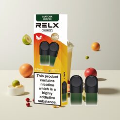 Nederlandse Groothandel RELX Pod Pro 2 600 Peuken Thee-Matcha Frappe 1.9ml 3 Voltages Eco Smooth Boost