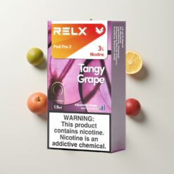 Nederlandse Groothandel RELX Pod Pro 2 600 Pruimen 1.9ml Tangy Druif 3 Modes 2/3 Pack