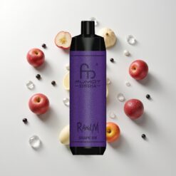 Nederlandse Groothandel RandM Fumot Shisha 10000 Puffs Druif IJs LED Mesh Type-C 18ml 850mAh