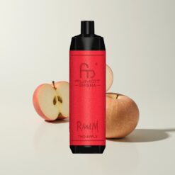 Nederlandse Groothandel RandM Fumot Shisha 10000 Puffs Twee Appel LED Type-C 0.6ohm Mesh 0.5% Nic