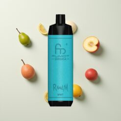 Nederlandse Groothandel RandM Fumot Shisha 10000 Puffs Wegwerp Vape Munt 18ml 850mAh 0.6ohm Mesh Type-C 0.5% Nic