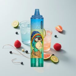 Nederlandse Groothandel RandM Fumot Tornado 15000 Blauwe Framboos Limonade Mesh LCD Type-C