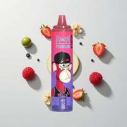 Nederlandse Groothandel RandM Fumot Tornado 15000 Blauwzuur Framboos Mesh LCD Type-C