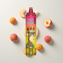 Nederlandse Groothandel RandM Fumot Tornado 15000 IJsperzik LCD Mesh Type-C 25ml 850mAh