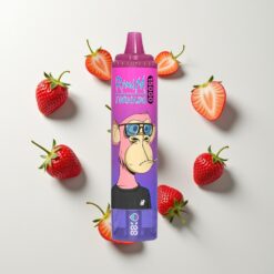 Nederlandse Groothandel RandM Fumot Tornado 15000 Puffs Aardbei Druif 25ml 850mAh Mesh LCD Type-C