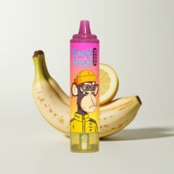 Nederlandse Groothandel RandM Fumot Tornado 15000 Puffs Banaan IJs LCD Mesh Type-C