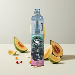 Nederlandse Groothandel RandM Fumot Tornado 7000 Pina Colada Rum 14ML Mesh Coil Type-C RGB