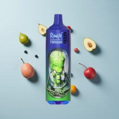 Nederlandse Groothandel RandM Tornado 9000 Blauw Mesh RGB 850mAh 18mL 54 Smaken