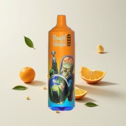 Nederlandse Groothandel RandM Tornado 9000 Orange Frisdrank 850mAh 18mL Mesh RGB 54 Smaken