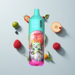 Nederlandse Groothandel RandM Tornado 9000 Puffs 18mL Blauwe Zure Framboos Mesh RGB