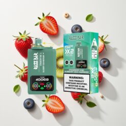 Nederlandse Groothandel Razz Bar 40000 Puffs Aardbei Kiwi - Blauwe Bes Zure Framboos Scherm Type-C 5%