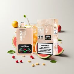 Nederlandse Groothandel Razz Bar 40000 Puffs Watermeloen Ijs - Cola Ijs Scherm 2x1.0Ohm 650mAh Type-C