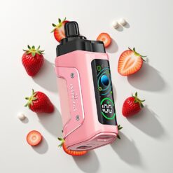 Nederlandse Groothandel Razz Bar 45000 Puffs Aardbei Ijs Mesh Coil Type-C