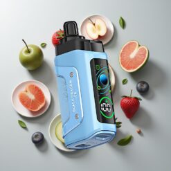 Nederlandse Groothandel Razz Bar 45000 Puffs Black Draak Ijs Mesh Type-C 20mg