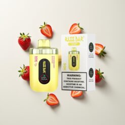 Nederlandse Groothandel Razz Bar 50K Puffs Disposable Aardbei Banaan Mesh 1.0 Ohm 650mAh Type-C 2% Nic