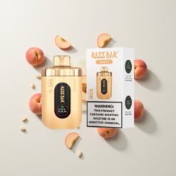Nederlandse Groothandel Razz Bar 50K Puffs Perzik Ijs Wegwerp Vape 2% Nicotine Type-C 650mAh
