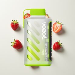 Nederlandse Groothandel VOZOL Gear Power 20000 Puffs Aardbei Kiwi Dual Mesh Coil 20mL