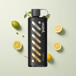 Nederlandse Groothandel VOZOL Gear Shisha 25000 Puffs Citroen Munt S.i.L.C Tech Dual Mesh 5mg