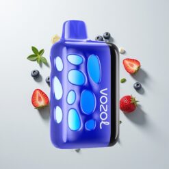 Nederlandse Groothandel VOZOL RAVE 40000 20/50mg/ml Blauwe Bes IJs 270° Gloei 1000mAh