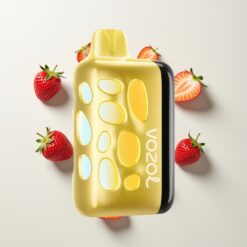 Nederlandse Groothandel VOZOL RAVE 40000 Aardbei Mango 270° Glow Beat-Synced 20/50mg