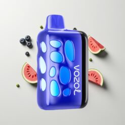 Nederlandse Groothandel VOZOL RAVE 40000 Blauwe Bes Watermeloen 270° Gloed 1000mAh 20/50mg