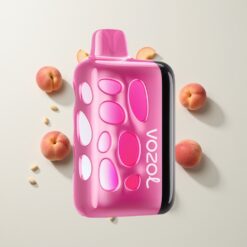 Nederlandse Groothandel VOZOL RAVE 40000 Perzik Ijs 270° Gloed Beat-Sync 20/50mg 1000mAh