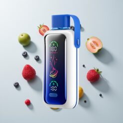 Nederlandse Groothandel VOZOL Star 20000 Puffs Dual Mesh 650mAh Blauwe Framboos IJs