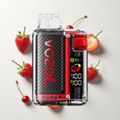 Nederlandse Groothandel VOZOL Vista 20000 Peuken Aardbei Framboos Kers 650mAh OLED MCU PCR TPD