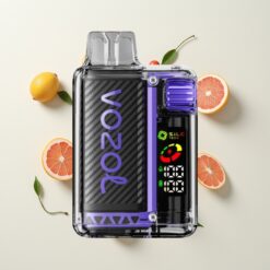 Nederlandse Groothandel VOZOL Vista 20000 Puffs Wegwerp Vape Vlierbloesem Grapefruit 650mAh 2% Nicotine OLED MCU 6W MTL TPD PCR