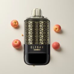 Nederlandse Groothandel ELF BAR COMBO 25000 Puffs Appel & Sappige Perzik 22ml 700mAh Type-C 5% Dual Modes Dual Airflow Display