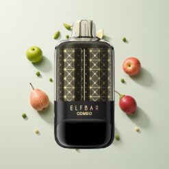 Nederlandse Groothandel ELF BAR COMBO 25000 Puffs Groene Druif & Druif 22ml 700mAh Type-C 5% Dual Modes Dual Airflow Display