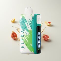 Nederlandse Groothandel Elf Bar Ice King 40000 Puffs Baja Splash 20ml 5% Nicotine 850mAh Oplaadbaar Dual Airflow LCD