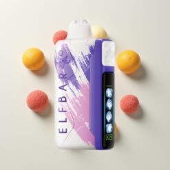 Nederlandse Groothandel Elf Bar Ice King 40000 Puffs Zure Gummy 20ml 5% 850mAh Adjustable LCD