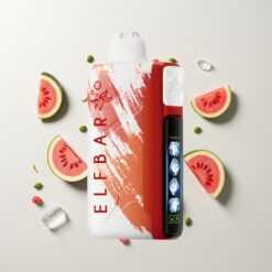 Nederlandse Groothandel Elf Bar Ice King 40000 Watermeloen Ijs 850mAh LCD Dual Luchtstroom