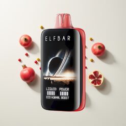 Nederlandse Groothandel Elf Bar MoonNight 40000 Puff Granaatappel Bubbel USB-C Opladen Mesh Coil