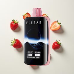 Nederlandse Groothandel Elf Bar MoonNight 40000 Trekjes Aardbei Mango USB-C Oplaadbaar