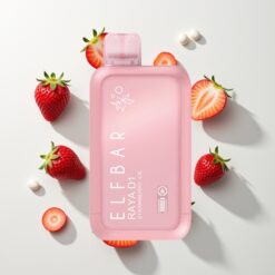 Nederlandse Groothandel Elf Bar Raya D1 13000 Puffs Aardbei Ijs 18ml 650mAh 50mg
