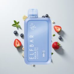 Nederlandse Groothandel Elf Bar Raya D1 13000 Puffs Blauwe Bes Ijs Rechargeable Display