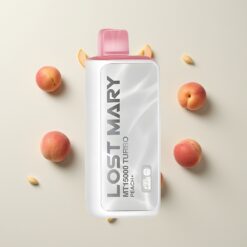 Nederlandse Groothandel Lost Mary MT15000 TURBO Dual Mesh Coil 15000 Peper+Perzik Normale Editie